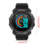 TPU Heart Rate Heart Pressure Health Monitor Smart Bracelet Watch Pedometer Fitness Tracker