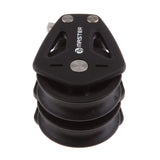 35mm Double Pulley Block Stainless Steel Boat Canoe Kayak Swivel Lifting Pulley Hanging Wire Towing Wheels - 300 kg / 661 Lbs
