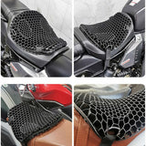Honeycomb Motorcycle Cushion Seat Cushion Universal Motorcycle Air Seat Cushion Cover Antiskid Breathable Shock Absorption Seat
