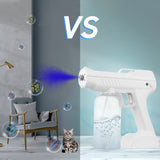 800ml Handheld Electric Cold Mist Sprayer Wireless Blue Light Mist Spraying Machine 3000mAh Rechargeable Fogger Machine