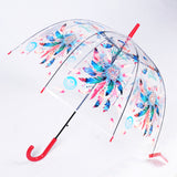Kids Umbrella Unicorn Transparent Umbrellas Children Laser Umbrella Cute Cartoon Alpaca Girl Umbrellas Sakura Dropshipping