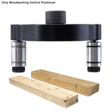 Handheld Accuracy Aluminium Alloy Professional Woodworking Vertical Positioner Dowelling Self Straight Hole Punching Anti Rust