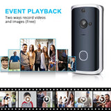 H8 Smart Home Ring Wireless Doorbell Motion Sensor Camera Outdoor Wifi Door Alarm