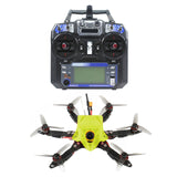 FEICHAO 175mm Six-Axle Mini Airframe DIY FPV Racing Drone with 1/1.8" 1200TVL 2.1mm+ND filter FPV Goggles T8S/FS-i6 FS I6 TX