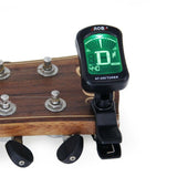 Aroma AT-355 Clip On Guitar Digital Tuner Chromatic Guitar Bass Ukulele Violin LCD Display for Chromatic Acoustic Guitar Bass