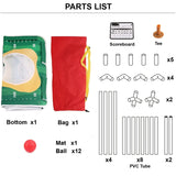 Golf Game Set,Golf Chipping Net,Golf Target For Swing Practice With 12 Balls And Storage Bag,Fun New Golf Game