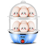 Mini Egg Steamer Multi-function Eggs Boiler Double Layer Stainless Steel Breakfast Maker Appliance Cooking Tools Kitchen ZD01