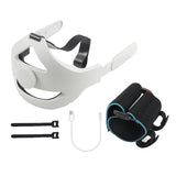 For Oculus Quest 2 Halo Strap Headband And Power Bank Fixing Bracket Battery Strap For Oculus Quest 2 Accessories