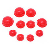 12Pcs Strong Suction Vacuum Silicone Cupping Body Massage Anti Cellulite Pain Relief Relaxation Chinese Medical Health Care Tool