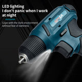 2023 New 8V Cordless Electric Screwdriver Mini Drill Portable Electric Drill Lithium Battery Operated Rechargeable Power Tools