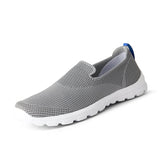 Men's Athletic Walking Shoes  Lightweight Casual Knit Slip on Sneakers