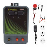 Fence Alarm Charger Practical Electric Fence Alarm Dual Screen Display 100-240V with Indicator Light for Farm for Animal