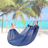 Hammock Outdoor Mesh Ice Silk Hammocks Swing Hanging Chair for Garden Beach Camping Hiking