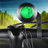 Outdoor MTB Bike English Speedometer w/ Switchable Backlight Waterproof Luminous Road Bicycle Odometer Computer Cycling Equipmen