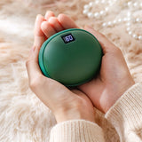 Portable 2 In 1 USB Rechargeable Electric Hand Warmer For Winter Double-sided Heating Mini 5000/10000mah Mobile Power Supply