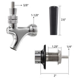 Beer Faucet Draft Beer Faucet Kit Craft Beer Tap Rustproof Plated Beer Tap Stainless Core Beer Faucet