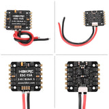 HAKRC 15A 20A 30A 40A 50A 4In1 50A 3-6S BLHeli_32 5V 3A BEC Dshot1200 Mini Size ESC for DIY Quadcopter FPV Racing Drone