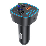 QC3.0 Dual USB Charger Car Radio Transmitter Bluetooth Wireless Handsfree Kit Audio Stereo Adapter TF MP3 Music Player
