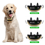 2021 Automatic Dog anti bark collar rechargeable adjustable no barking  rainproof  for dogs training collar dog Accessories
