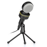 Condenser Microphone 3.5mm Plug Computer Microphones With Tripod For Online Chatting Gaming Podcast Voice Recording