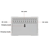 KF-909 LCD Display Air Quality Detector Time Date Display Multifunctional Indoor Air Quality Monitor Carbon Dioxide CO2 Monoxide