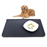 Waterproof Pet Mat Suitable for Cats and Dogs Silicone Pet Food Mat Pet Bowl Drinking Mat Dog Feeding Mat Breathable Pet Dog Bed
