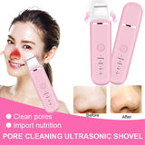Blackhead Remover Ultrasonic Skin Scrubber Facial Cleaner Ion Acne Peeling Shovel Cleaner Facial Massager Tool Face Lift Machine