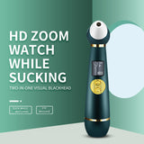 Upgrated 2 in 1 Eye massager &amp; Visualable Blackhead Remover Machine Acne Black Point Vacuum Cleaner  Black Spots Pore Cleaner