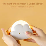 Cloud-shape Lamp USB Rechargeable Light 4-gear Dimming Night Light Warm Light Eye Protective Desk Lamp For Bedroom Kids