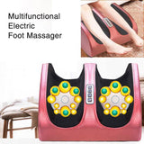Foot Massage Machine Hot Compress Shiatsu Foot Heating Thearpy Kneading for Pain Relief Muscle Stimulation Massager Parents Gift