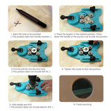 Adjustable Hole Saw Centering Locator Suction Holder Drill Bit Hole Saw Guide Jig Fixture Adjustable Drill Guide Hole Locator