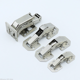 4Pcs/Lot 3-4Inch 90Degree Not Drilling Hole Cabinet Hinge Cabinet Door Soft Closing  Hydraulic Buffer Hinge Furniture Hardware