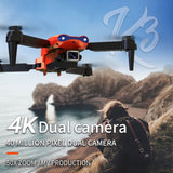 K3 with 4K HD Camera Mini Drone Selfie RC Quadcopter Folding Arm UAV Altitude Hold Mode Helicopter Dron Toy GIft for Children