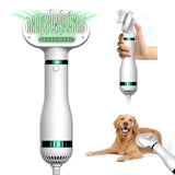 Portable Pet Blower Dryer 2-In-1 Hair Cleaning Brush Dog Grooming Comb Tool Cat Hair Remover Brush Low Noise Pet Massage