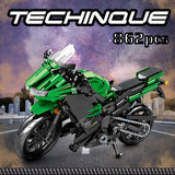 862pcs City Off-road Motorbike Model Building Blocks High-tech Racing Car Motorcycle Educational Gifts Toys For Children