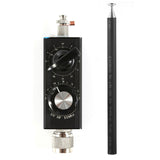 1 Set Mini-ANT 20W QRP 5Mhz-55Mhz Antenna Tuner Shortwave Antenna (Black, Metal)