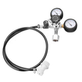 CO2 Regulator Pressure Relief Valve Beer Keg Regulator Bubble Counter Fine-Tuning Valve CO2 Reaction Control System