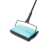 Cleanhome Carpet Floor Sweeper Cleaner for Home Office Carpets Rugs Undercoat Carpets Dust Scraps Paper Cleaning with Brush