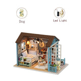 New Year Christmas Gifts Doll House DIY Miniature Dollhouse Toy Furnitures CasaDolls Houses Toys For Childred Birthday GiftsZ007