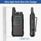 2 PCS Baofeng Professional BF-T20 Walkie Talkie 16 Channels UHF 400-470MHZ Support USB Charging For BF-C9 BF-888S Two Way Radio
