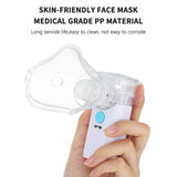 Medical Ultrasonic Mesh Nebulizer Portable Handheld Child Atomizer Inhaler Atomization Nebulizer Machine for Kids Health Care