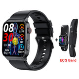 Smart Watch E500 Blood Glucose ECG High End Health Monitoring Blood Pressure Body Temperature Smartwatch Men Fitness Tracker