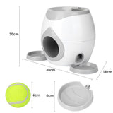 Dog pet toys Tennis falls out  Automatic throwing machine Ball throw device Section emission dog for small dog feeder