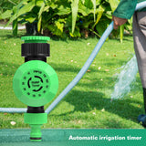 Courtyard water timer rainwater sensor solar programmable automatic electronic liquid crystal display garden irrigation system