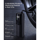 Dropship-Portable Tire Inflator,Car Tire Pump,Motorcycle Air Compressor 150 PSI with Pressure Gauge,for Car Bicycle Tire Inflato