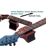 Guitar Neck Rest, Electric Acoustic &amp; Guitar Support Pillow for Changing Strings, String Instrument Wooden Neck Craddle