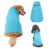 Warm Small Large dog sweater Cat Clothes Winter turtleneck Pet Puppy Knitwear Sweaters clothing for Cat small Medium big Dogs