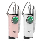 Nail Drill Machine 30000RPM High Speed USB Rechargeable Electric Nail Polishing Machine with 6 Bits for Nail Art Manicure Salon
