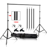 Photo Video Studio Backdrop Background Stand Photography Muslin Backgrounds Picture Canvas Frame Support System With Carry Bag