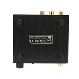 Digital to Analog Sound Converter 192KHz Optical to RCA Stereo DAC Converter with 3.5mm Output Volume Bass Control for TV HD DVD